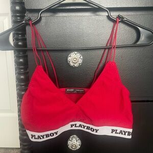 PLAYBOY Vibrant Red Bralette